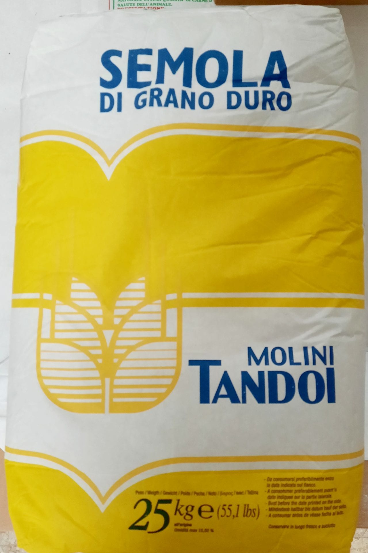 Semola Grano Duro kg 25 – Orsili Molino