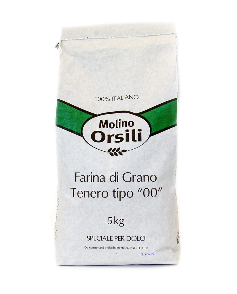Farina tipo 00 W180 5kg – Orsili Molino