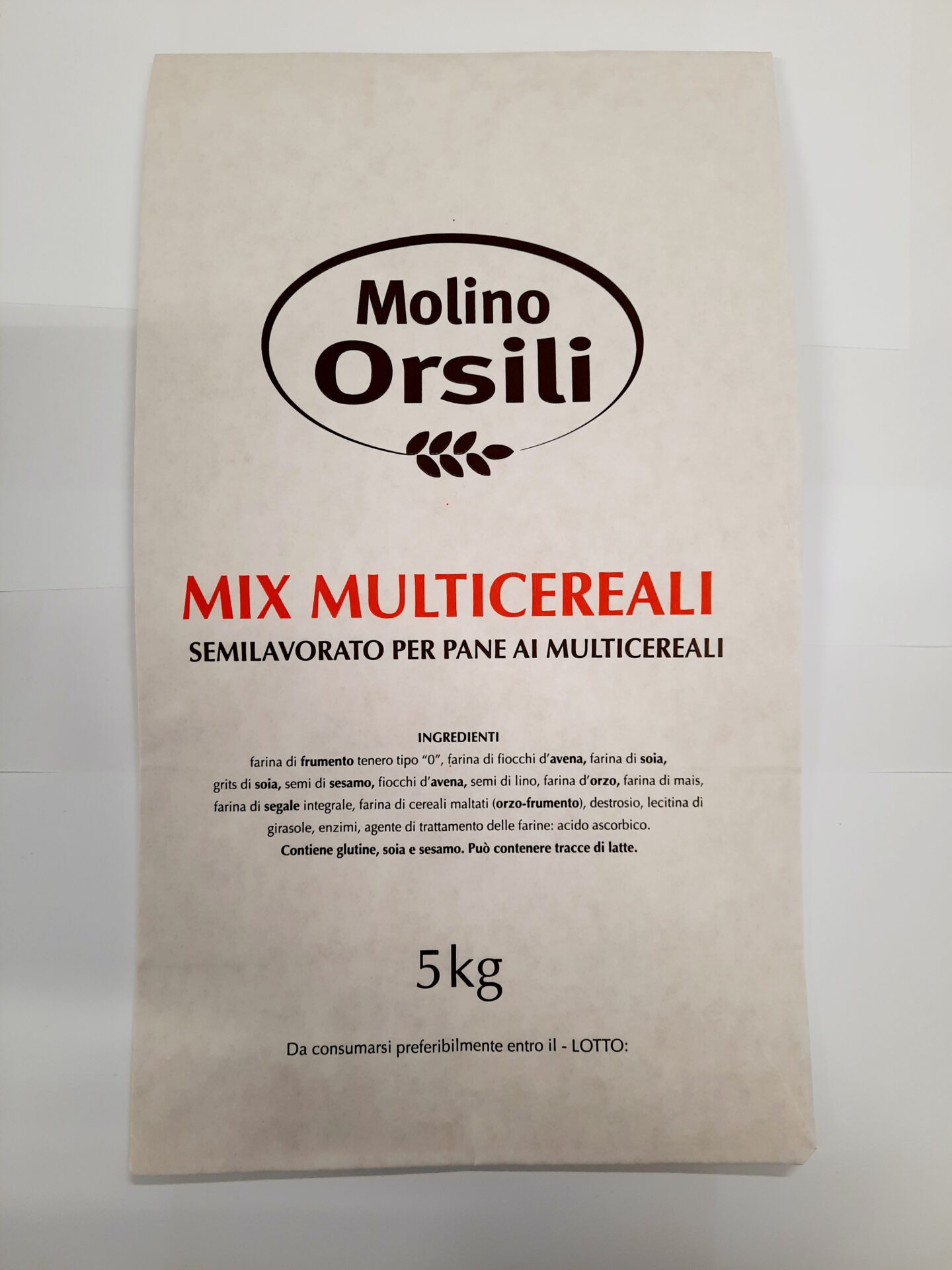 Farina tipo 00 W180 5kg – Orsili Molino